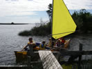 BSD Classic Canoe Sail rig on canoe