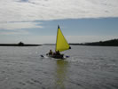 BSD Classic Canoe Sail rig on canoe