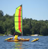 kayak sailing with BSD in Deerhearst Canada -  2011
