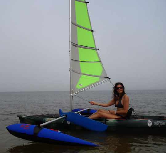 kayak sail BSD Batwing expedition