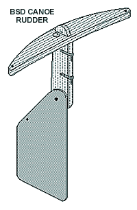 diagram of the BSD Canoe Rudder