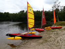 kayak Sport sail rig  - BSD at Jersey Paddler and Sebago Canoe Club